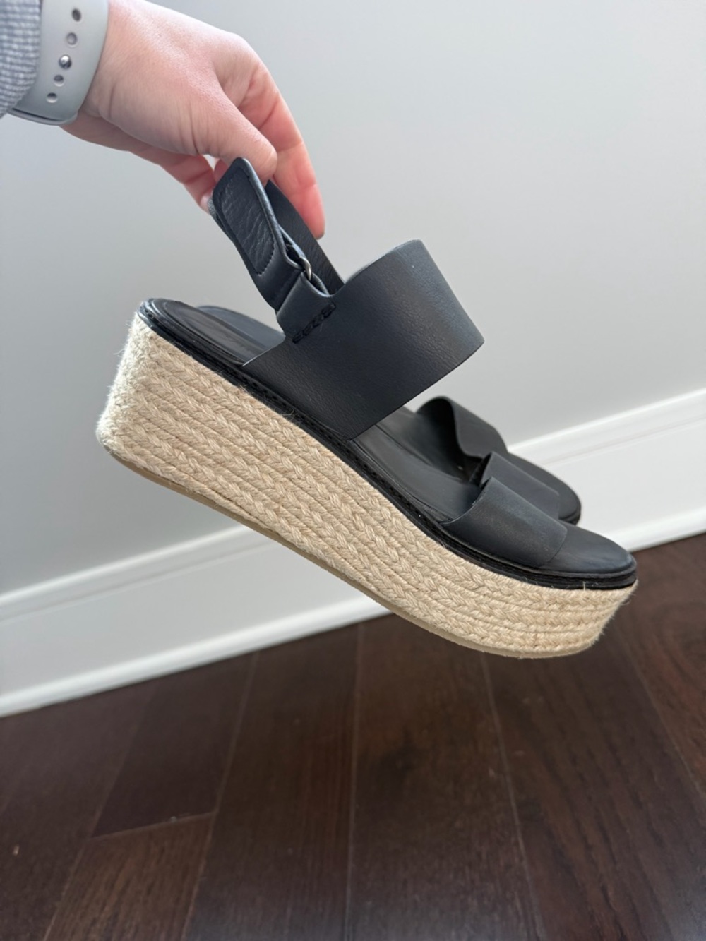 Vince Emilia Open Toe Platform Espadrille Sandals